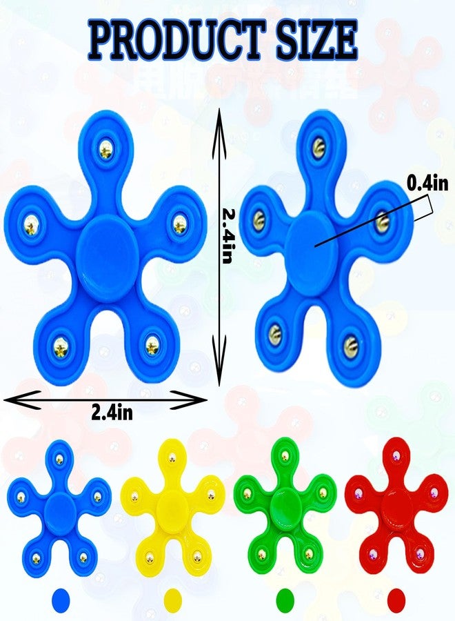 TGIQROVE 32PCS High Speed Fidget Spinners Bulk - Quiet Bearing Stress Relief Toys for Kids & Adults, Party Favors, Classroom Prizes, Birthday Goodie Bag Fillers & Stocking Stuffers - Image 2
